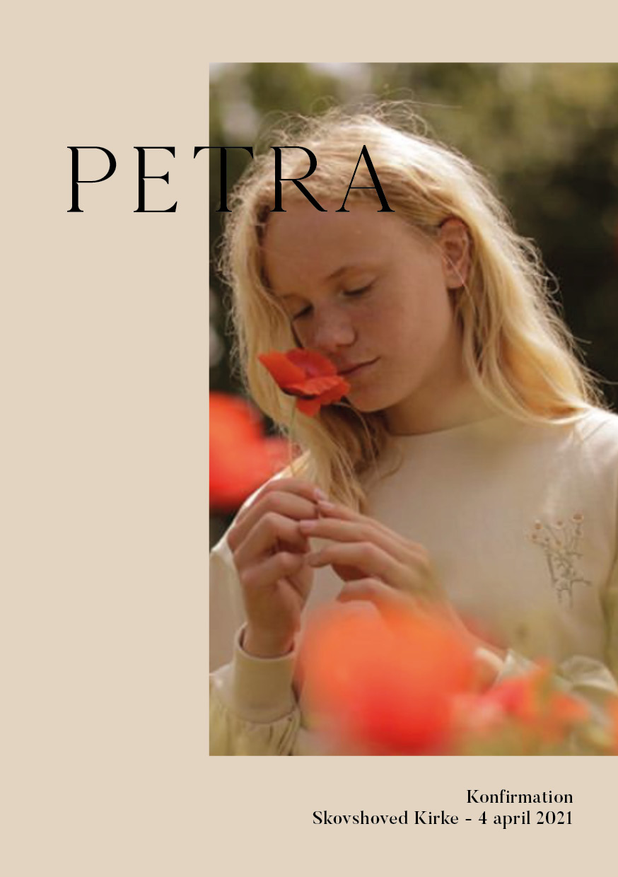 Invitationer - Petra Konfirmationsinvitation